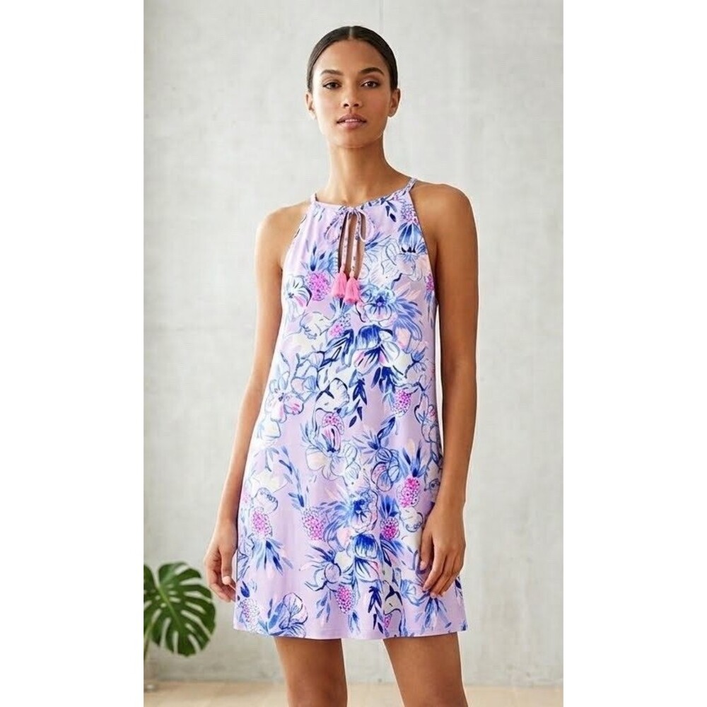 Lilly Pulitzer Women’s Purple Floral Dress Size Small